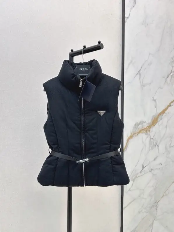 Prada — Vest on feathers women's