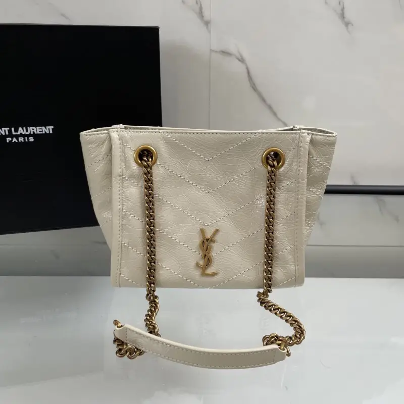 Saint Laurent — A bag шопер Niki 19 cm leather