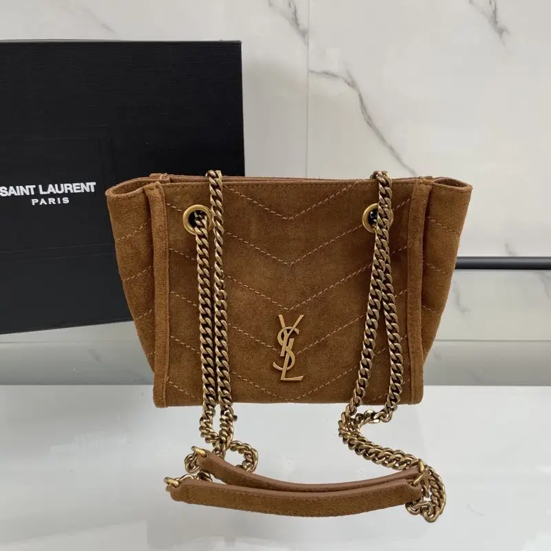 Saint Laurent — A bag шопер Niki 19 cm suede