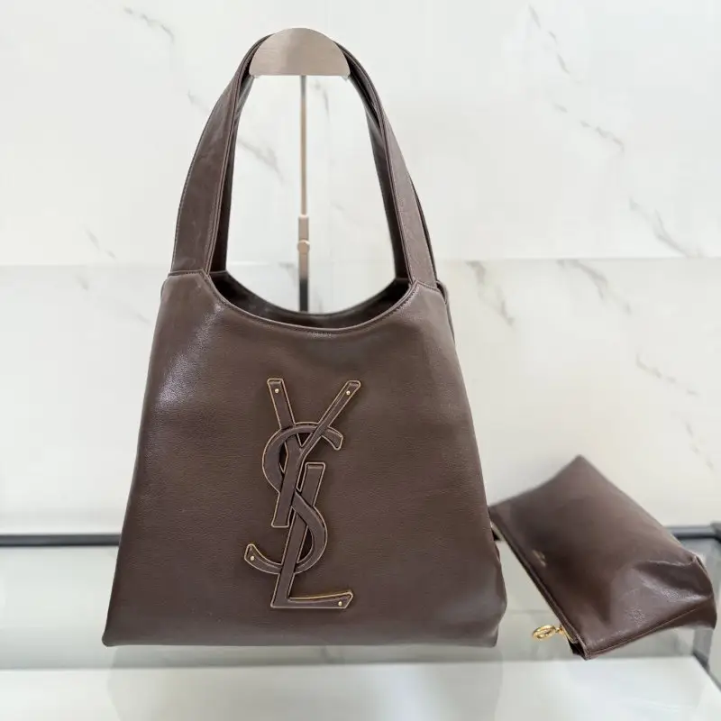 Saint Laurent A bag-тоут lcare Maxi leather 46 cm — Photo 5