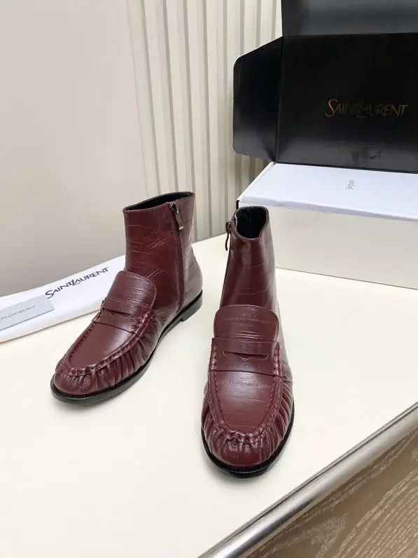 Saint Laurent — Boots chelsea leather women's