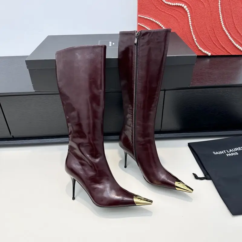 Saint Laurent — Чоботи жіночі на шпильці