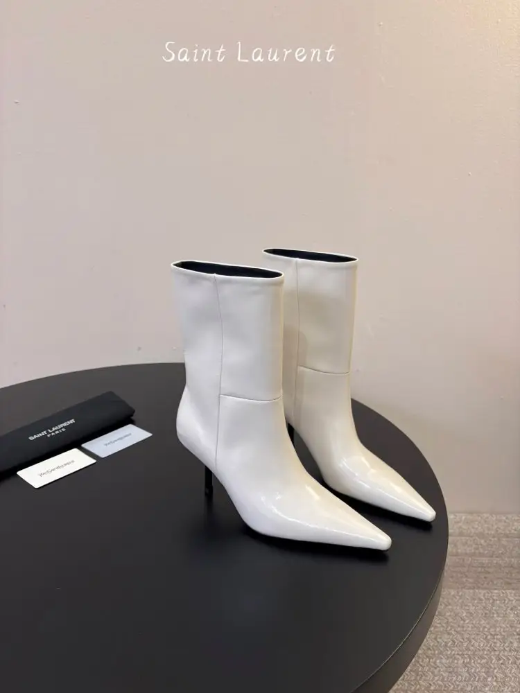 Saint Laurent Черевики жіночі на шпильці — Фото 4