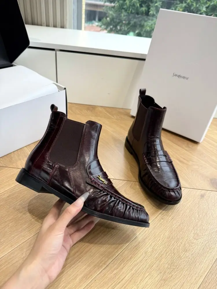Saint Laurent Черевики жіночі — Фото 4