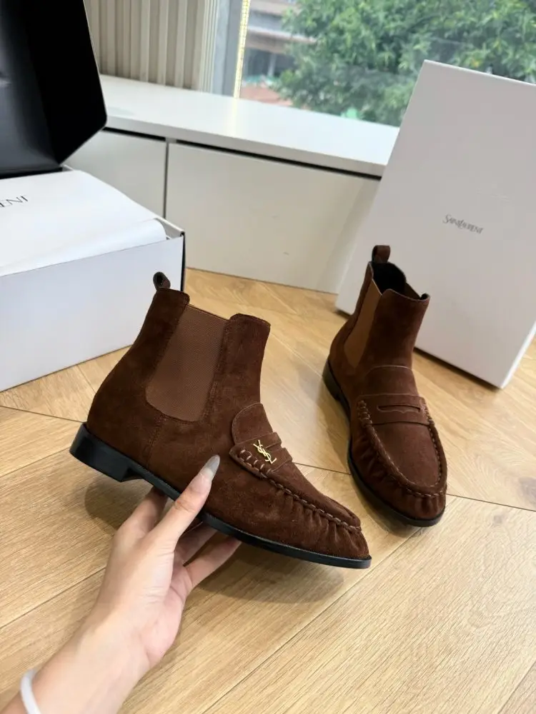 Saint Laurent Черевики жіночі — Фото 4