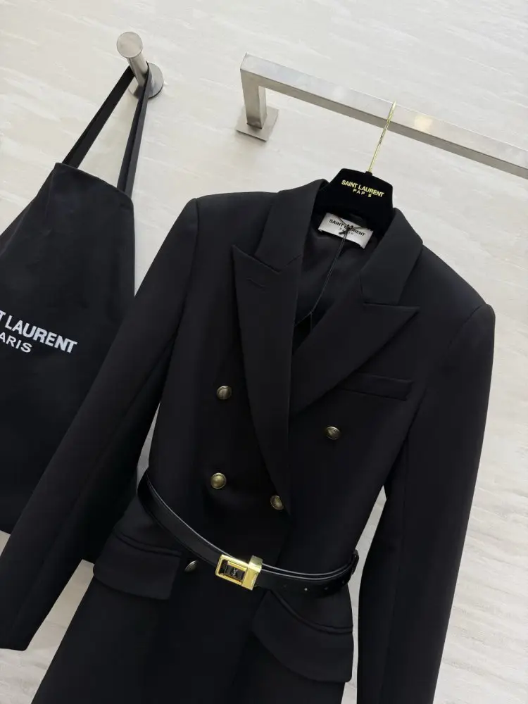 Saint Laurent Пальто женское — Фото 2