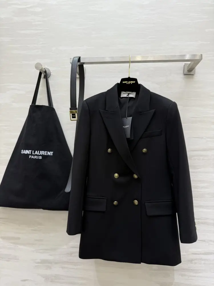 Saint Laurent Пальто женское — Фото 4