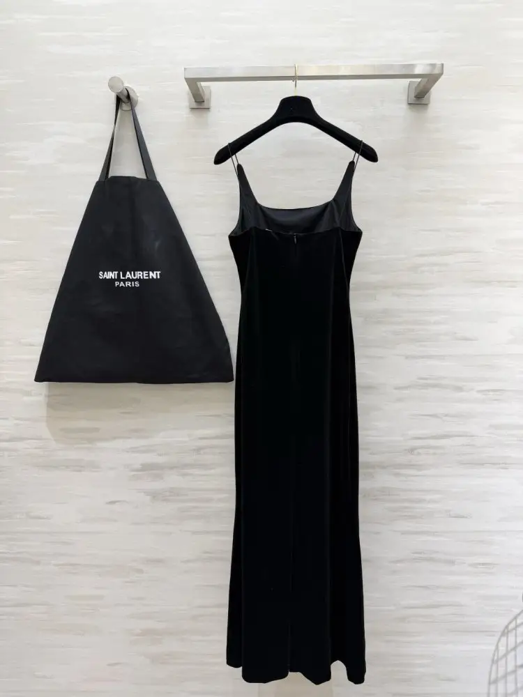 Saint Laurent Плаття, Сукня оксамитове — Фото 4