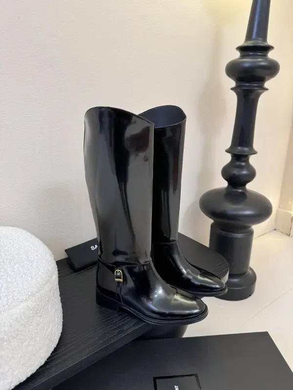 Saint Laurent — High leather boots women's