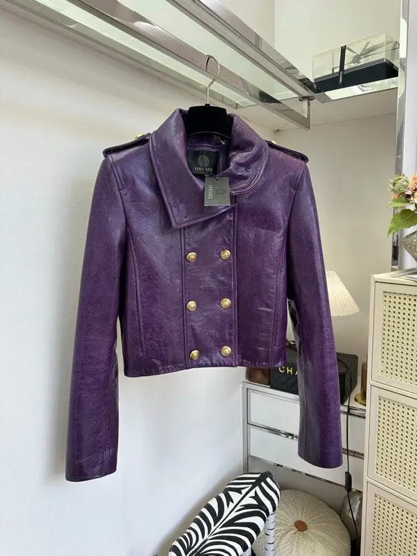 Saint Laurent — Куртка кожаная женская