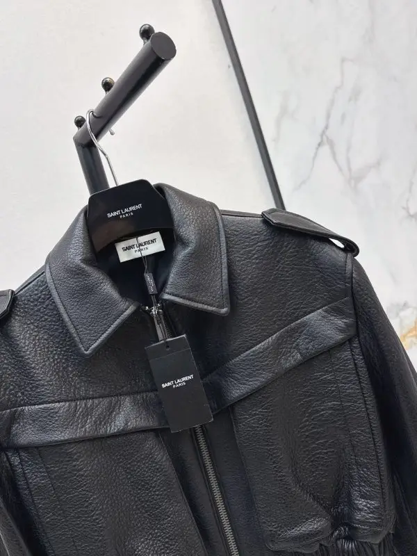 Saint Laurent Jacket leather women's — Photo 3