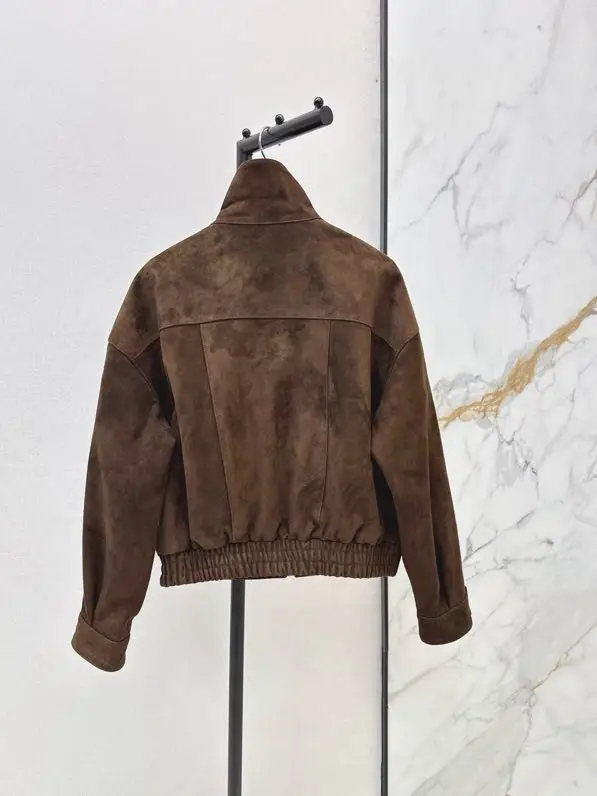 Saint Laurent Куртка кожаная женская — Фото 4