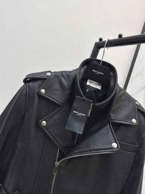 Saint Laurent Jacket leather women's — Photo 4