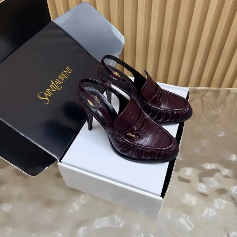 Saint Laurent — Лоферы на підборах YSL LE LOAFER