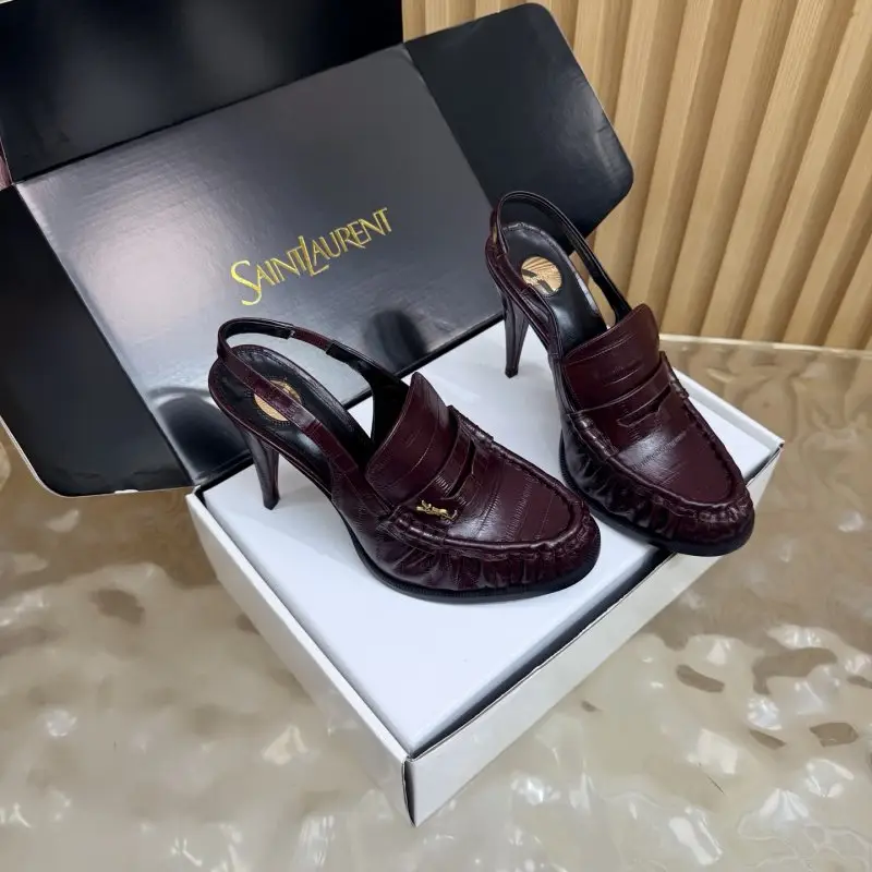 Saint Laurent Лоферы на каблуке YSL LE LOAFER — Фото 2