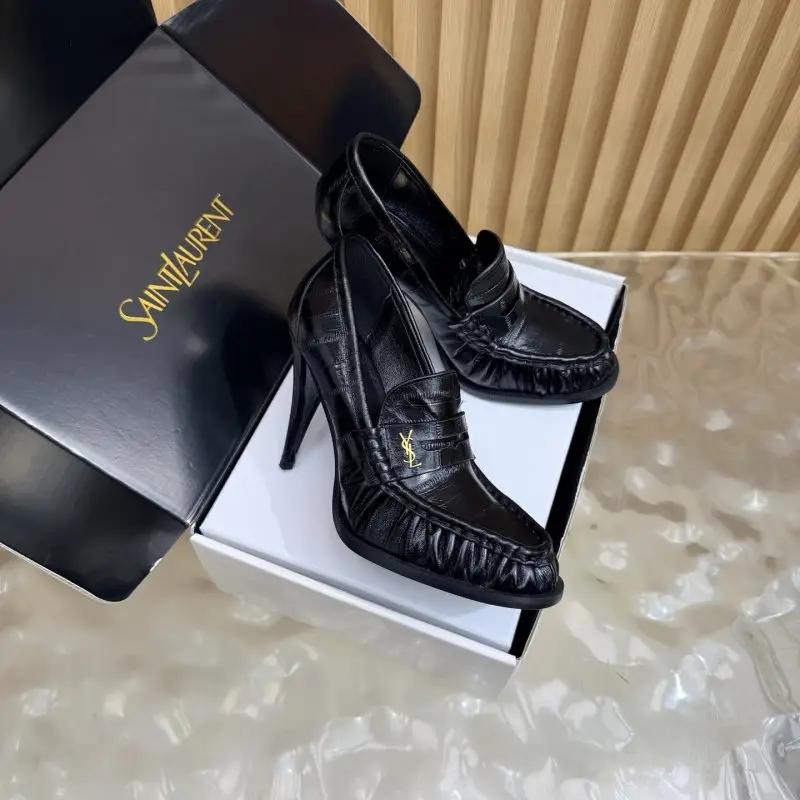 Saint Laurent Лоферы на каблуке YSL LE LOAFER — Фото 2