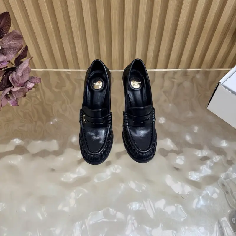 Saint Laurent Лоферы на каблуке YSL LE LOAFER — Фото 4