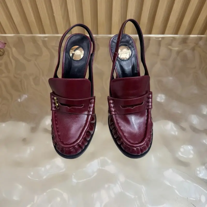 Saint Laurent Лоферы на каблуке YSL LE LOAFER — Фото 5