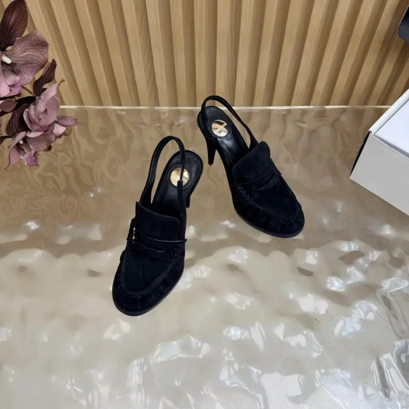 Saint Laurent Лоферы на каблуке YSL LE LOAFER — Фото 5