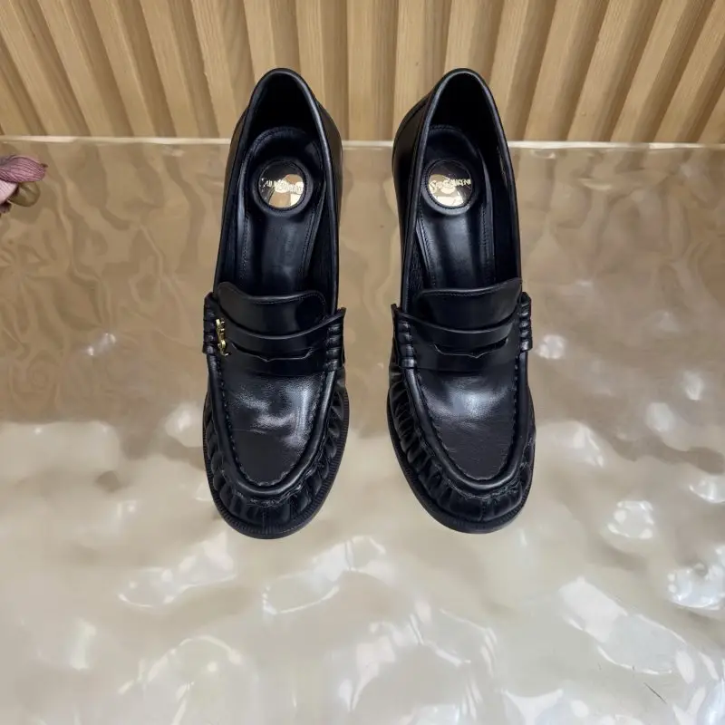 Saint Laurent Лоферы на каблуке YSL LE LOAFER — Фото 5