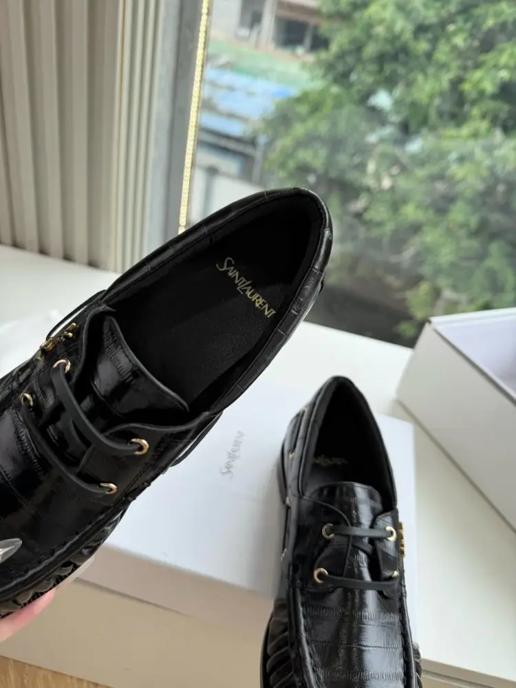Saint Laurent Лоферы женские — Фото 4