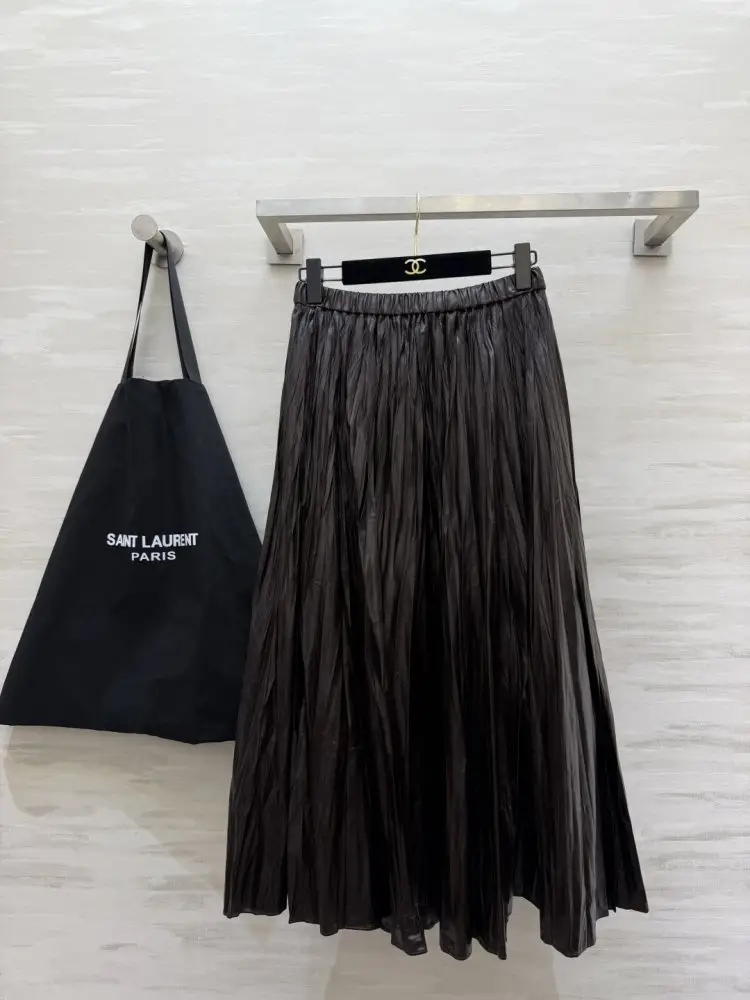 Saint Laurent — Плиссированная юбка