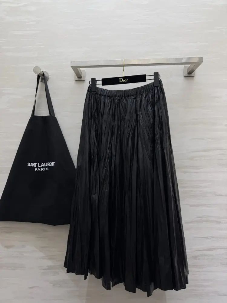 Saint Laurent — Плісирована спідниця