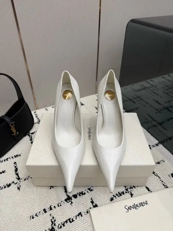 Saint Laurent Туфли лодочки на высоком каблуке — Фото 2