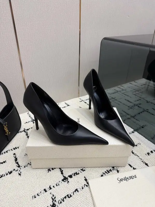 Saint Laurent Туфли лодочки на высоком каблуке — Фото 2