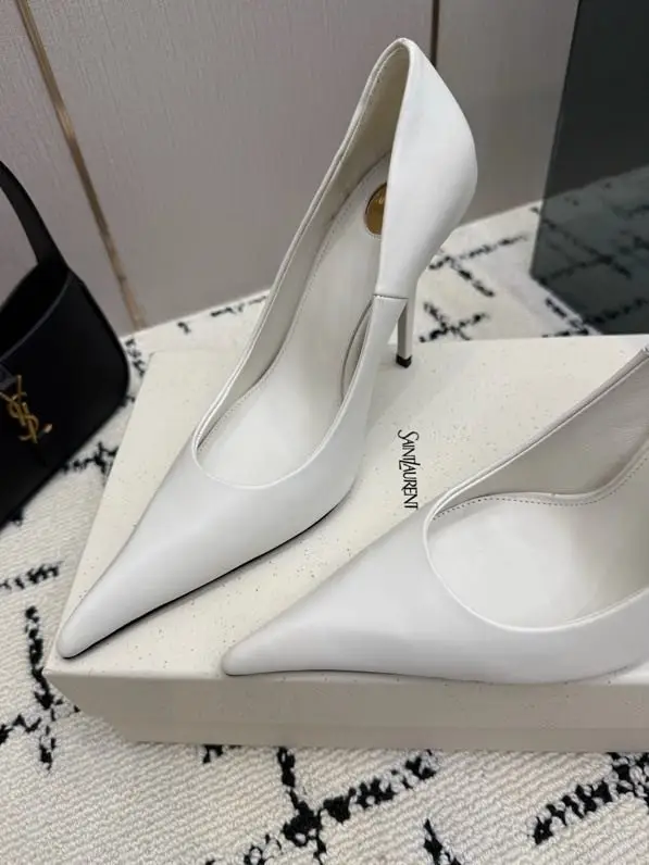 Saint Laurent Туфли лодочки на высоком каблуке — Фото 4