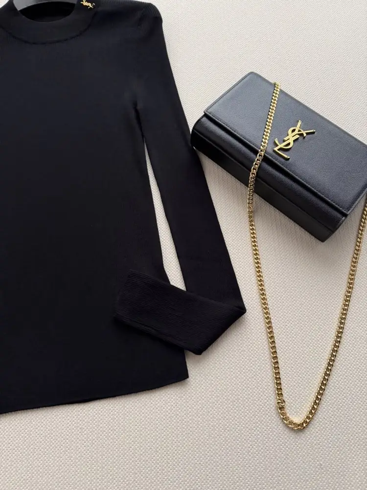 Saint Laurent Silk turtleneck, base layer — Photo 5
