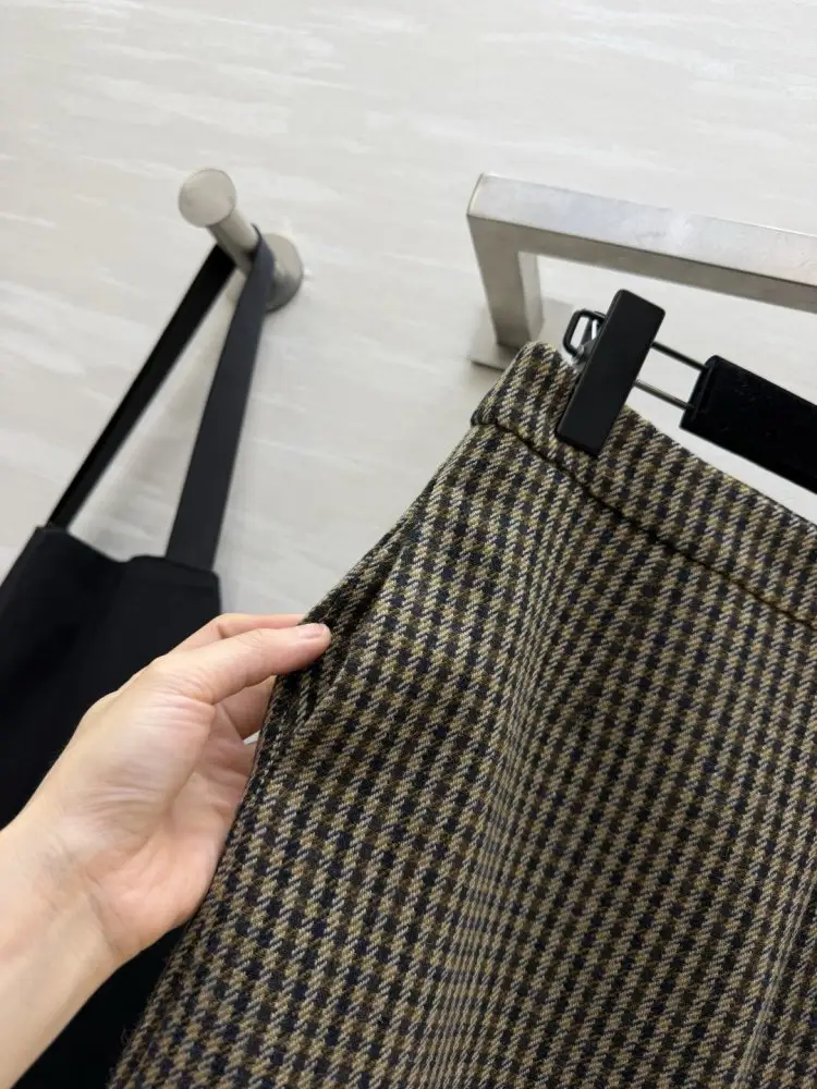 Saint Laurent Юбка миди из шерсти — Фото 2