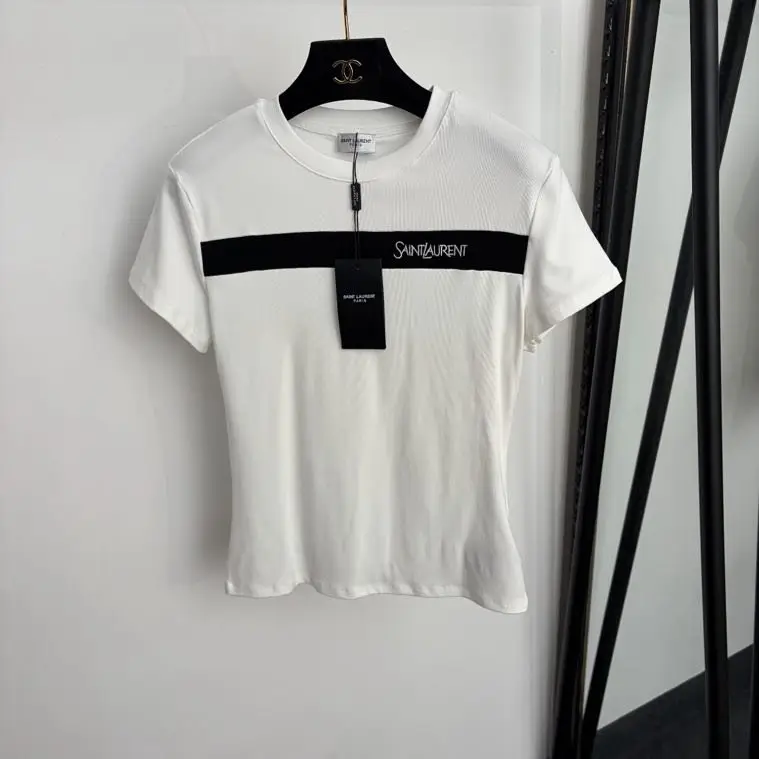 Saint Laurent — Футболка з коротким рукавом