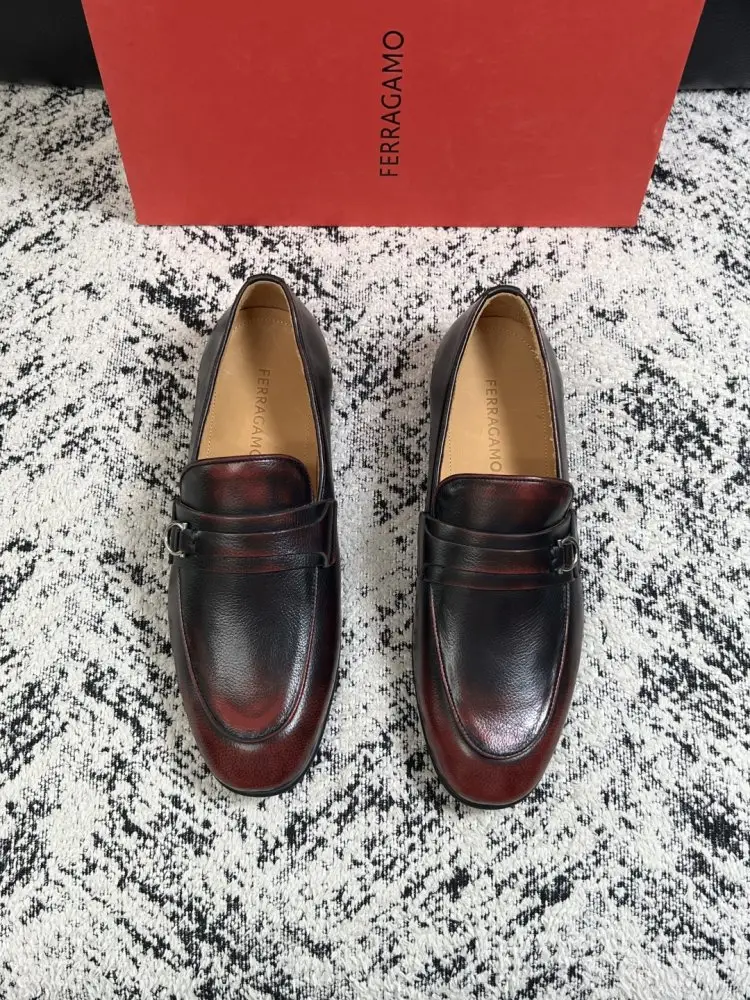 Salvatore Ferragamo Туфли лоферы мужские — Фото 3