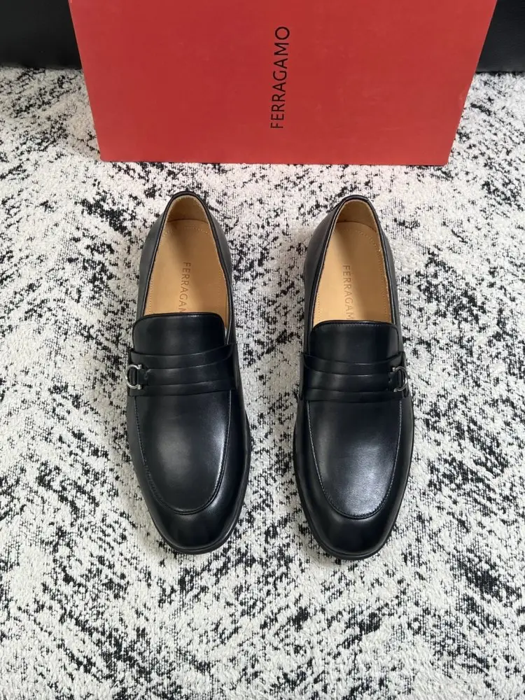 Salvatore Ferragamo Туфли лоферы мужские — Фото 3
