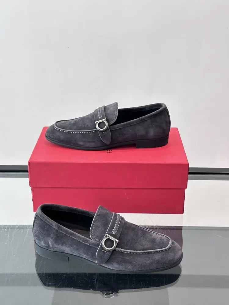 Salvatore Ferragamo Туфли лоферы мужские — Фото 4