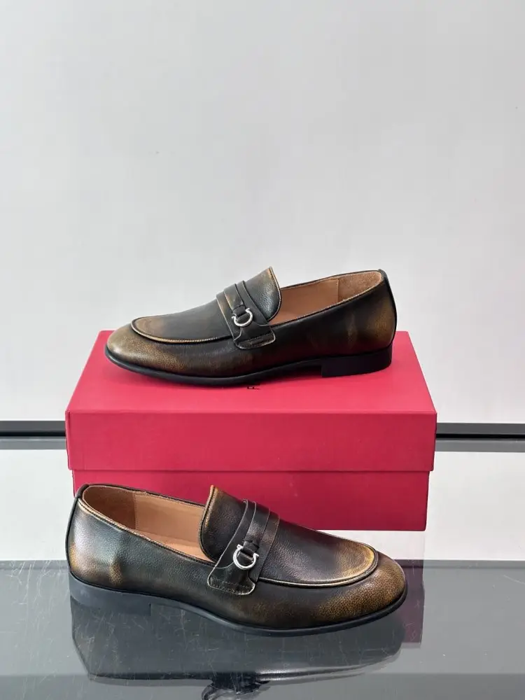 Salvatore Ferragamo Туфлі лоферы чоловічі — Фото 4