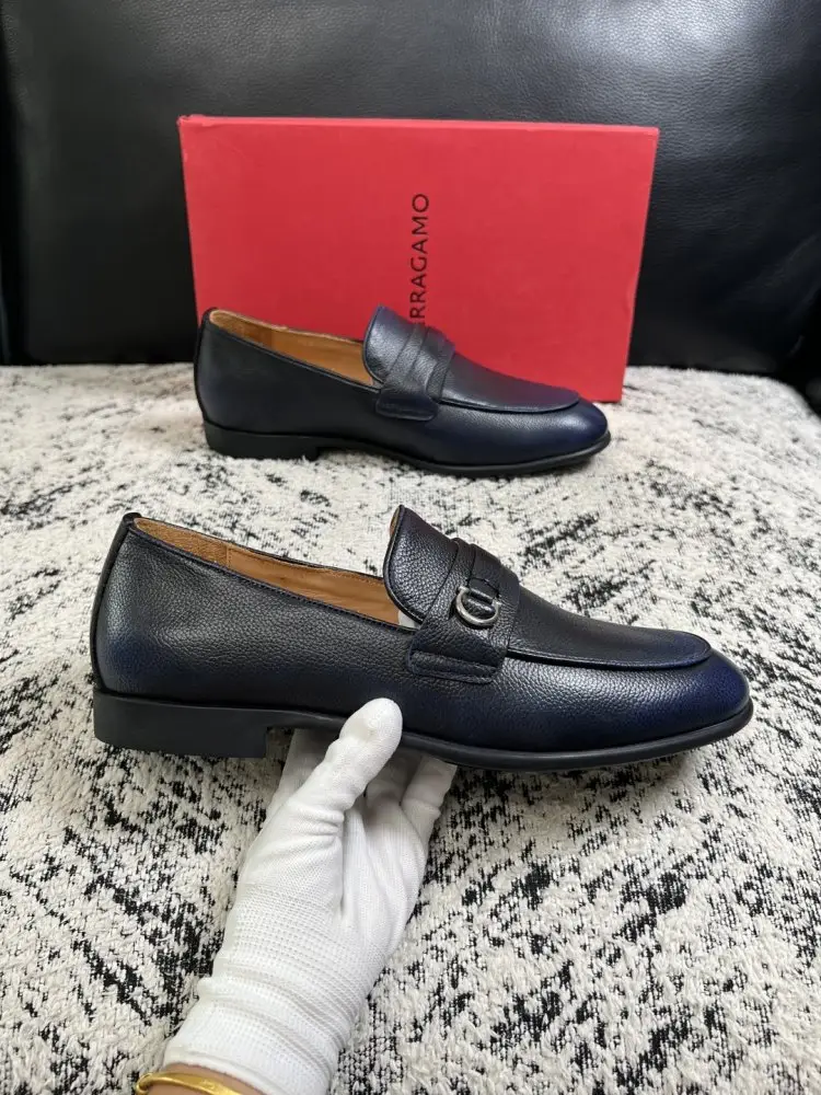 Salvatore Ferragamo Туфлі лоферы чоловічі — Фото 4