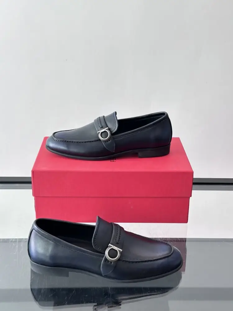 Salvatore Ferragamo Туфли лоферы мужские — Фото 4