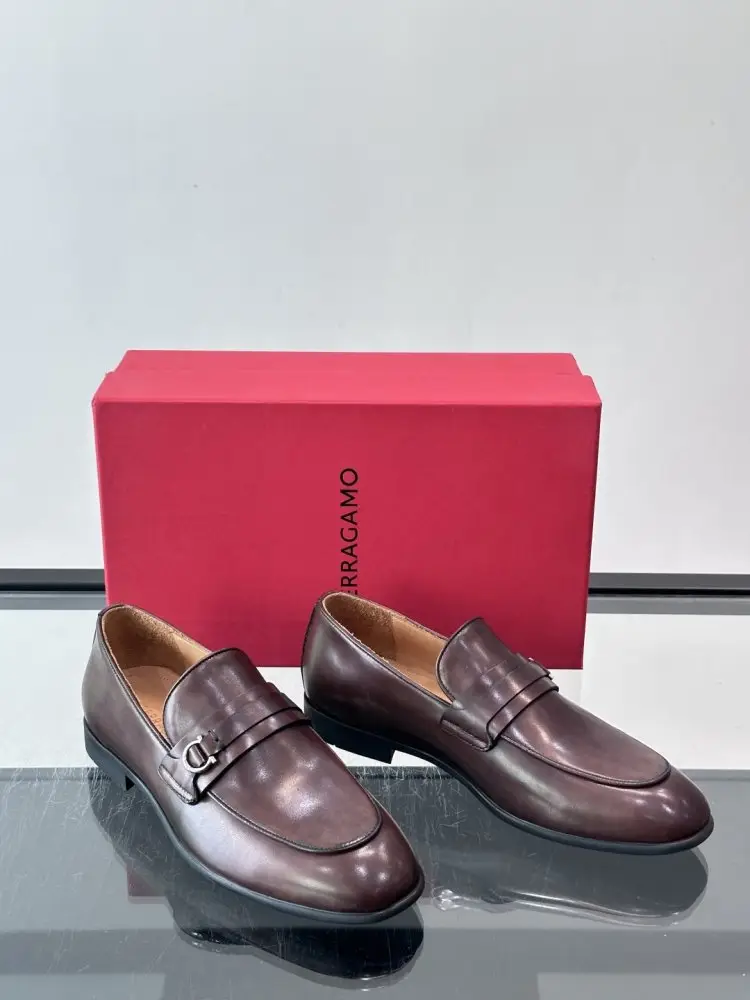 Salvatore Ferragamo Туфлі лоферы чоловічі — Фото 5