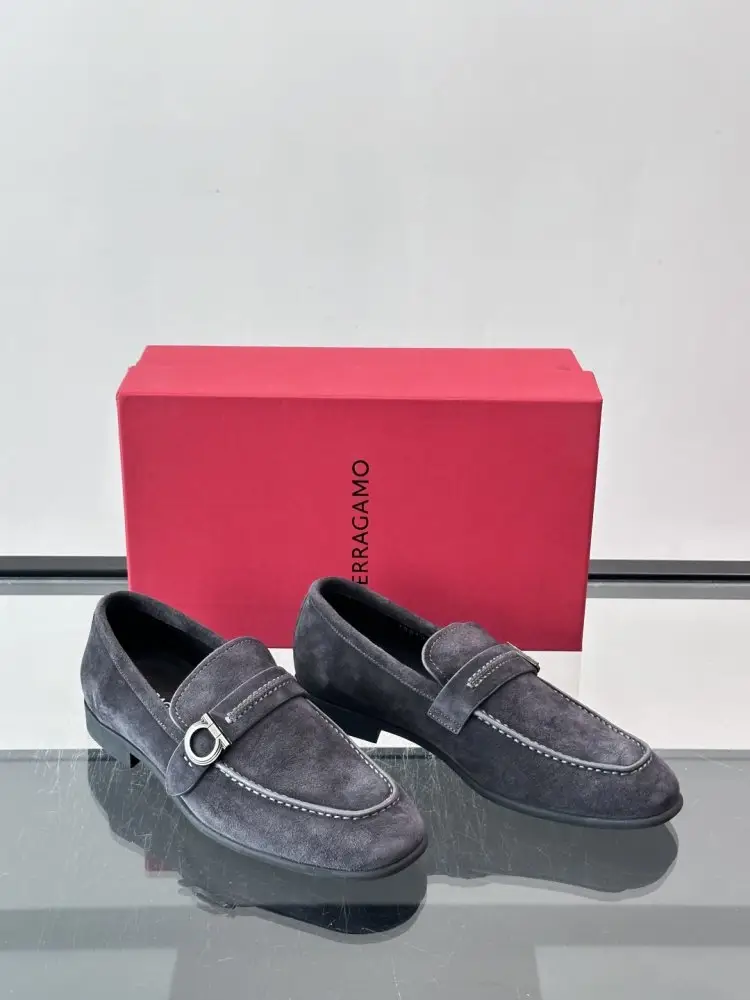 Salvatore Ferragamo Туфли лоферы мужские — Фото 5