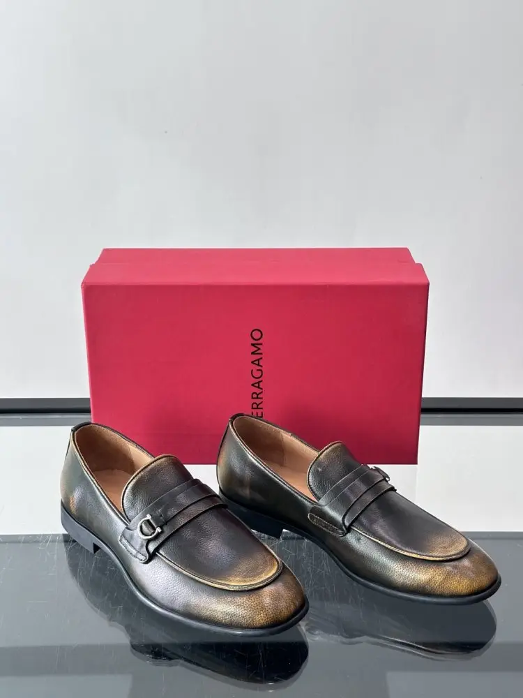 Salvatore Ferragamo Туфлі лоферы чоловічі — Фото 5