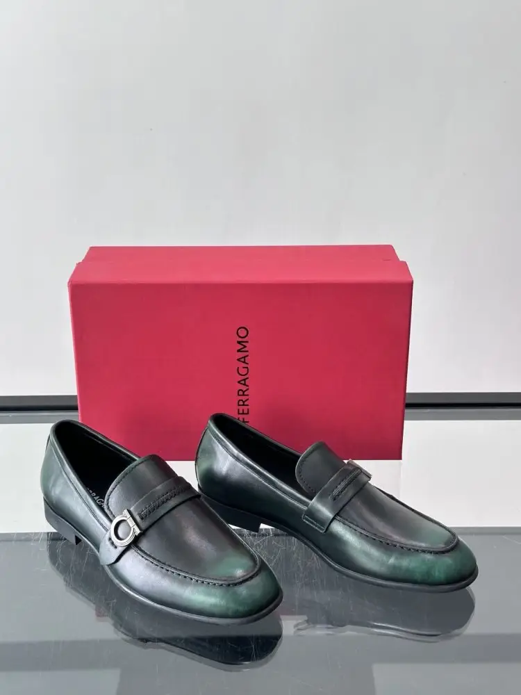 Salvatore Ferragamo Туфли лоферы мужские — Фото 5