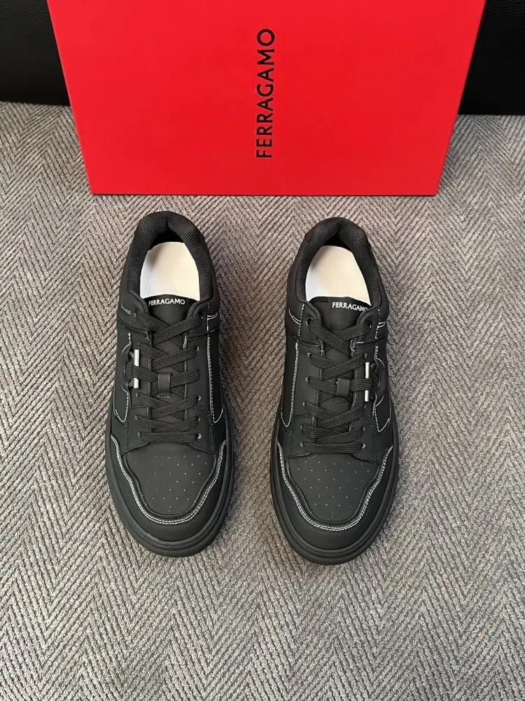 Salvatore Ferragamo Кеды мужские — Фото 3