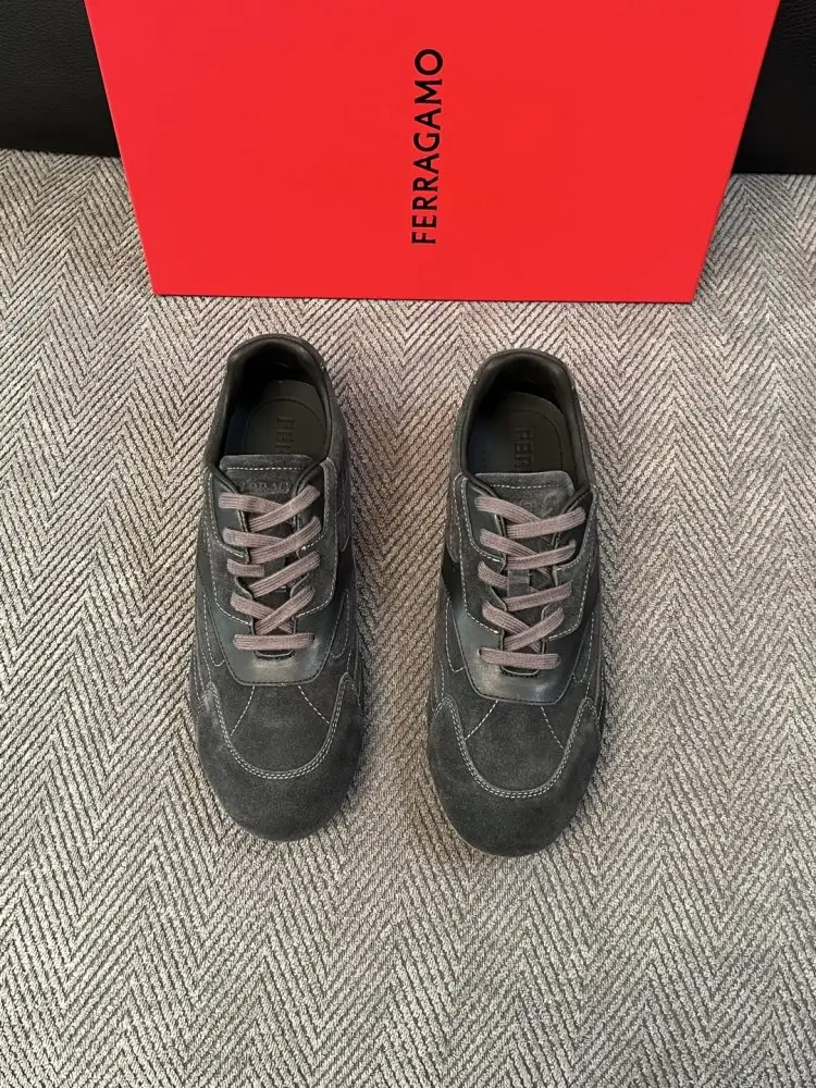 Salvatore Ferragamo Кеды мужские — Фото 3