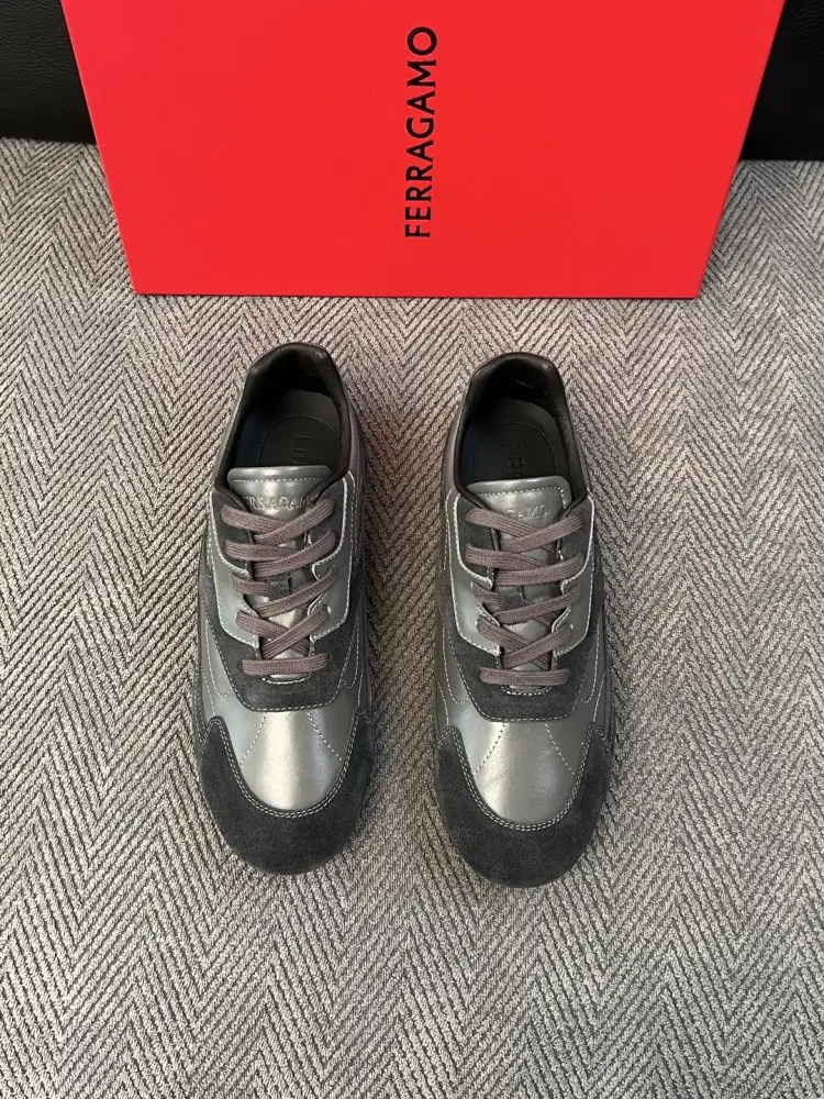 Salvatore Ferragamo Кеды мужские — Фото 3