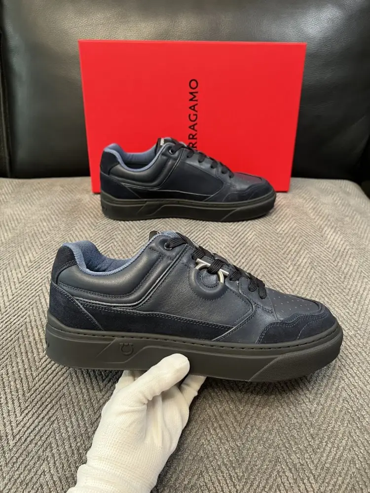 Salvatore Ferragamo Кеди чоловічі — Фото 4