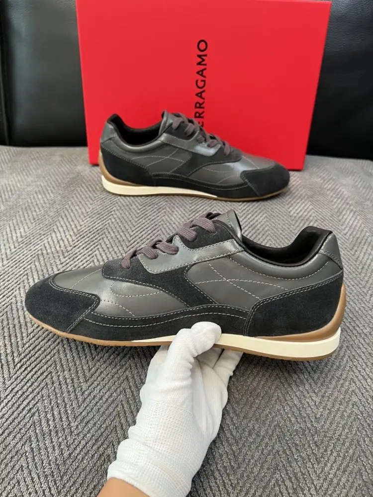 Salvatore Ferragamo Кеды мужские — Фото 5