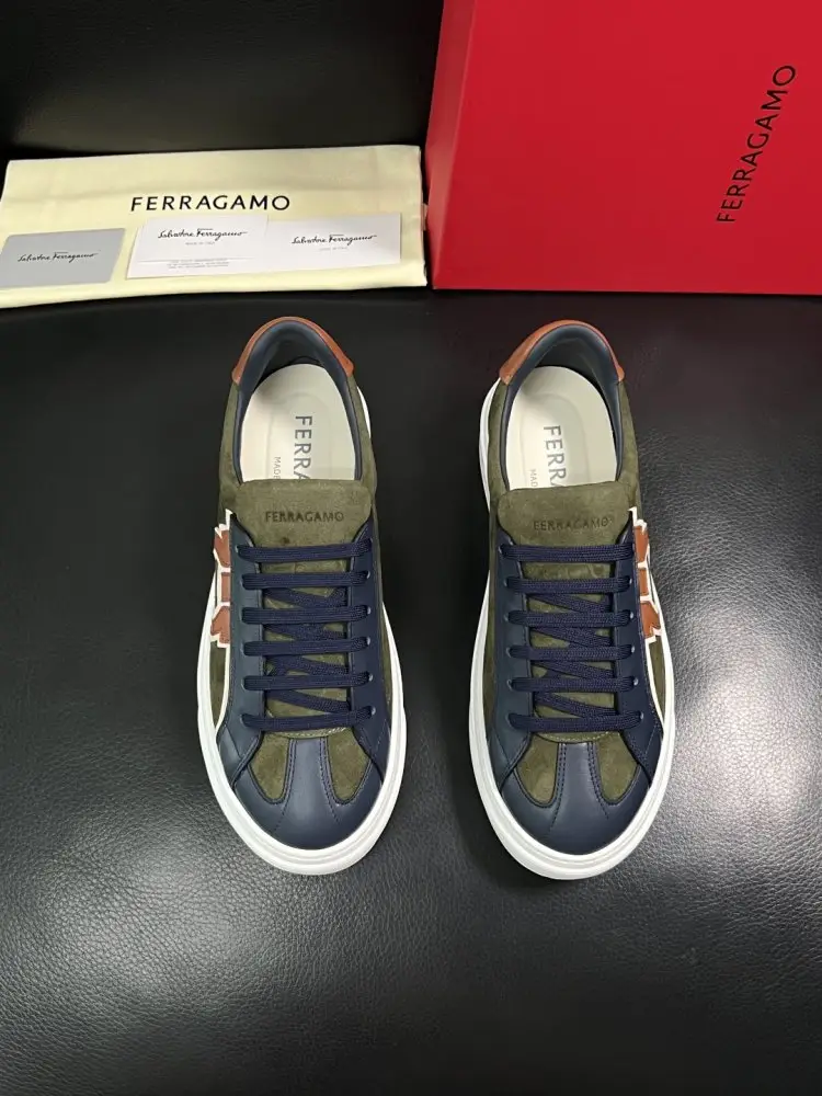 Salvatore Ferragamo Кроссовки мужские — Фото 3