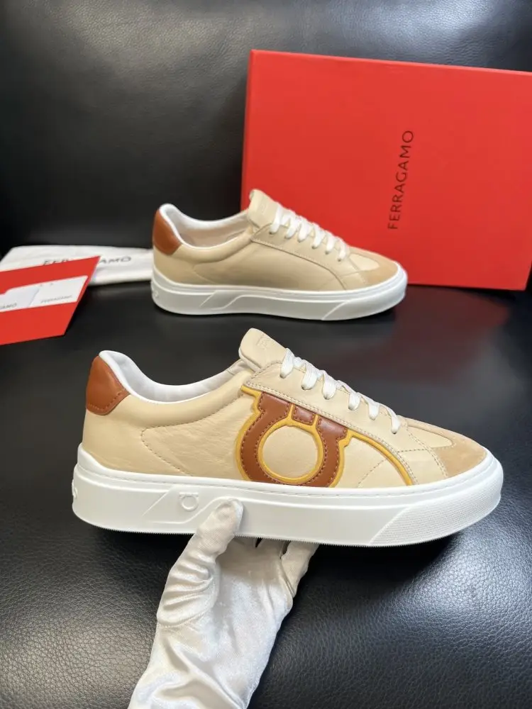 Salvatore Ferragamo Кроссовки мужские — Фото 4